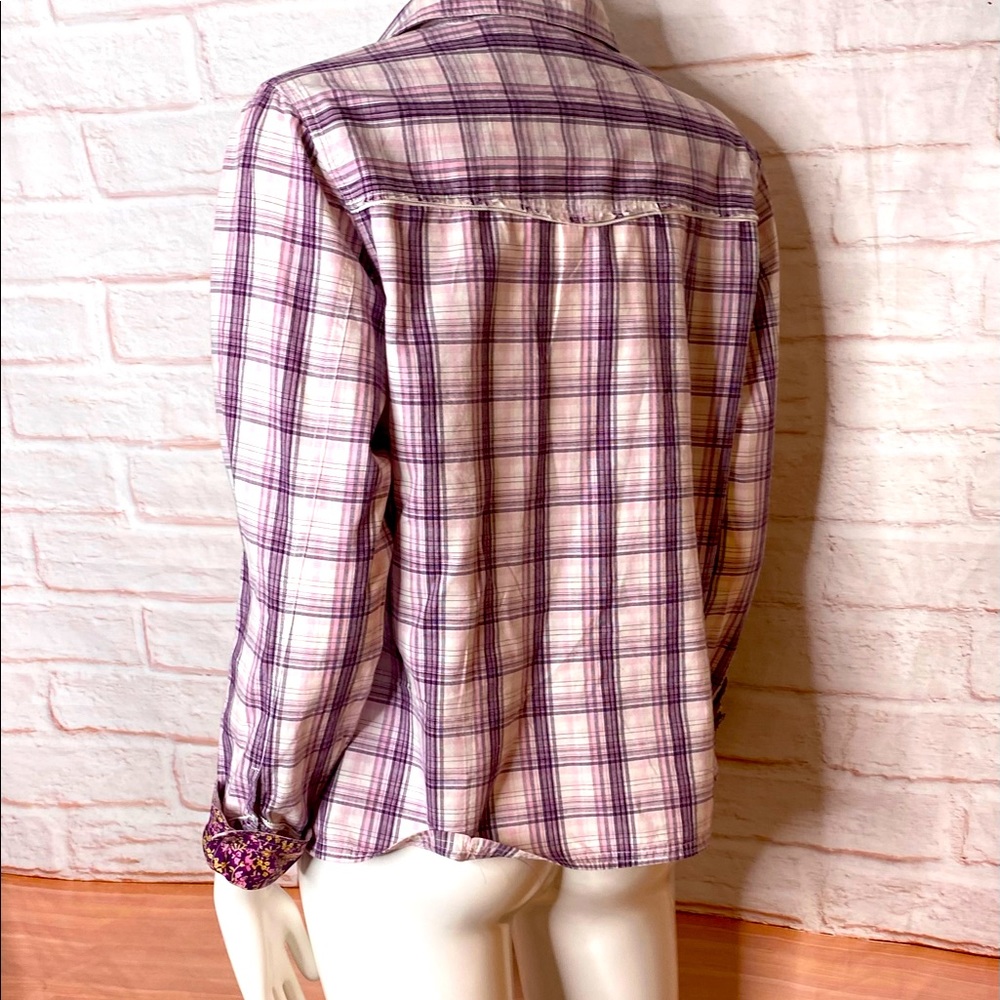Quizz Vintage wester woman long sleeve shirt size L - Picture 5 of 8